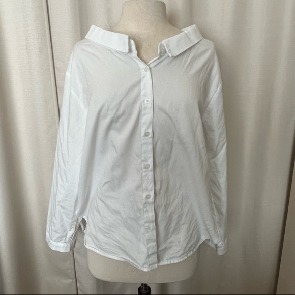 oak and fort white button up